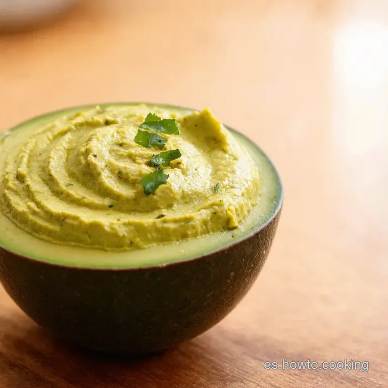 Dip De Aguacate Con Hierbabuena presentation