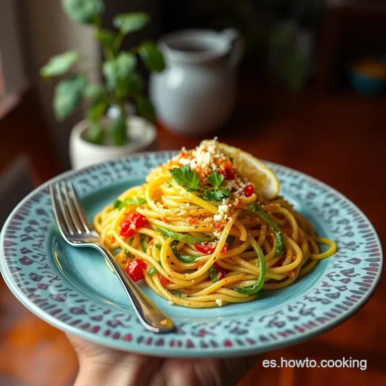 El Baile de los Colores Spaghetti Artesanal Est&eacute;tico Tricolor