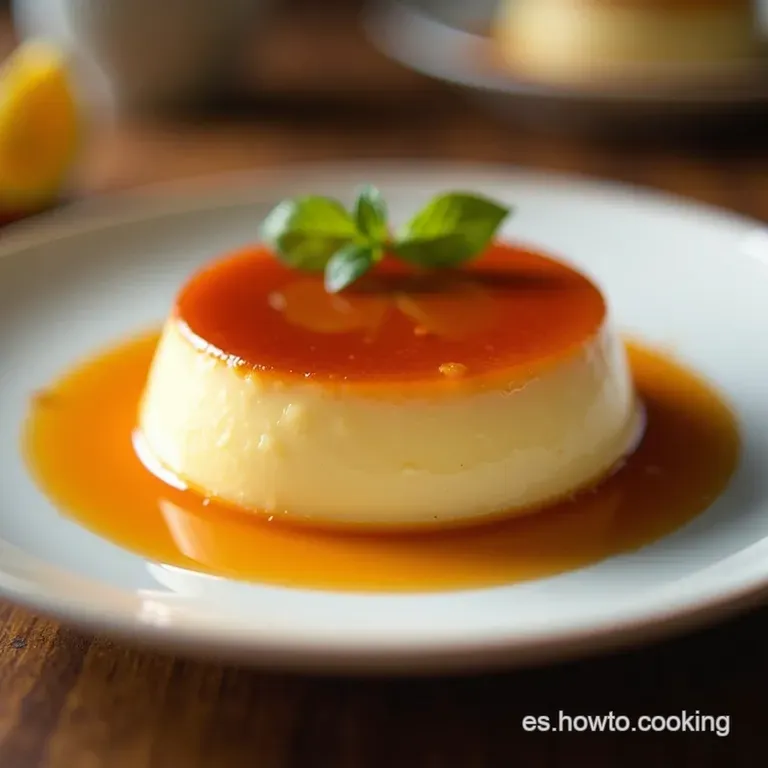 El Flan de la Abuela Un Cl&aacute;sico Cremoso F&aacute;cil