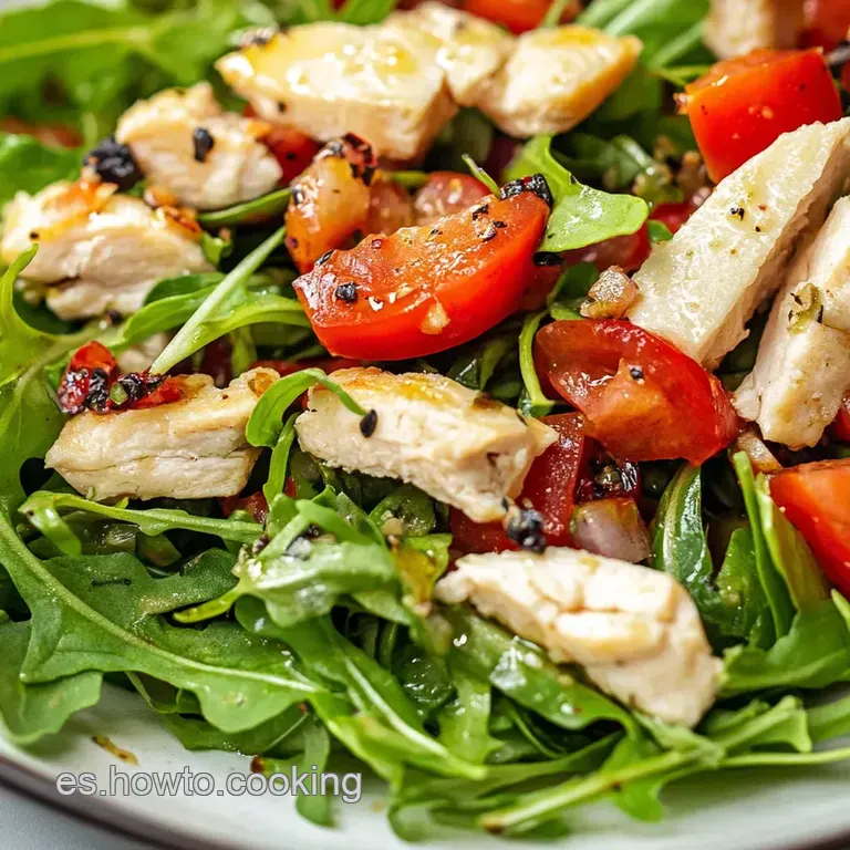 Ensalada Andaluza Con Toque De Naranja presentation