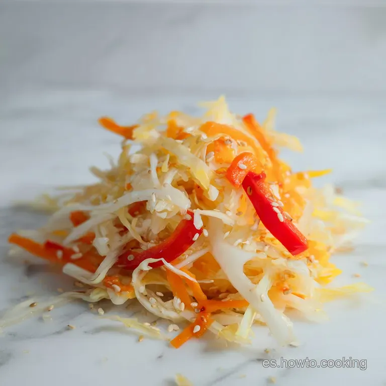 Ensalada Con Aderezo Agridulce 2: Saludable y Crujiente