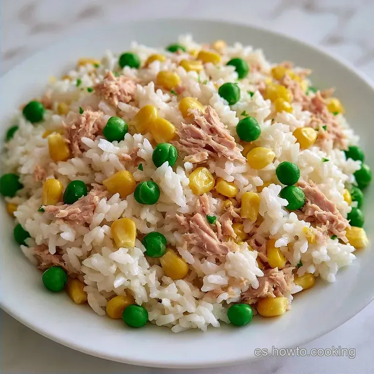 Ensalada De Arroz Con Atún Fría con Maíz Dulce