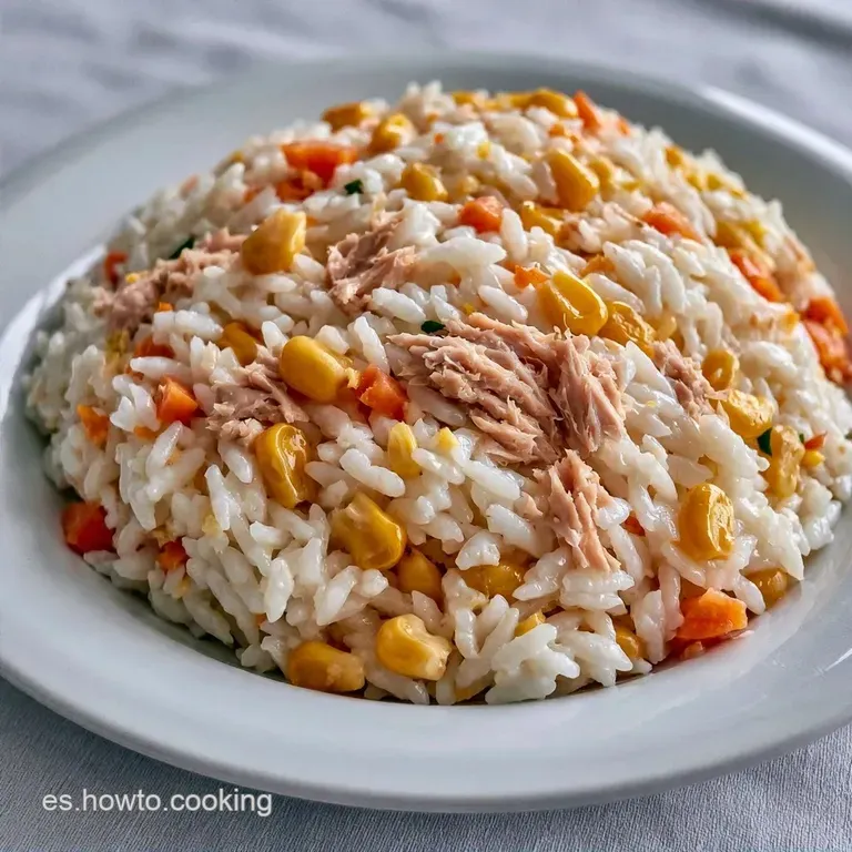 Ensalada De Arroz Con Mayonesa Y Mostaza