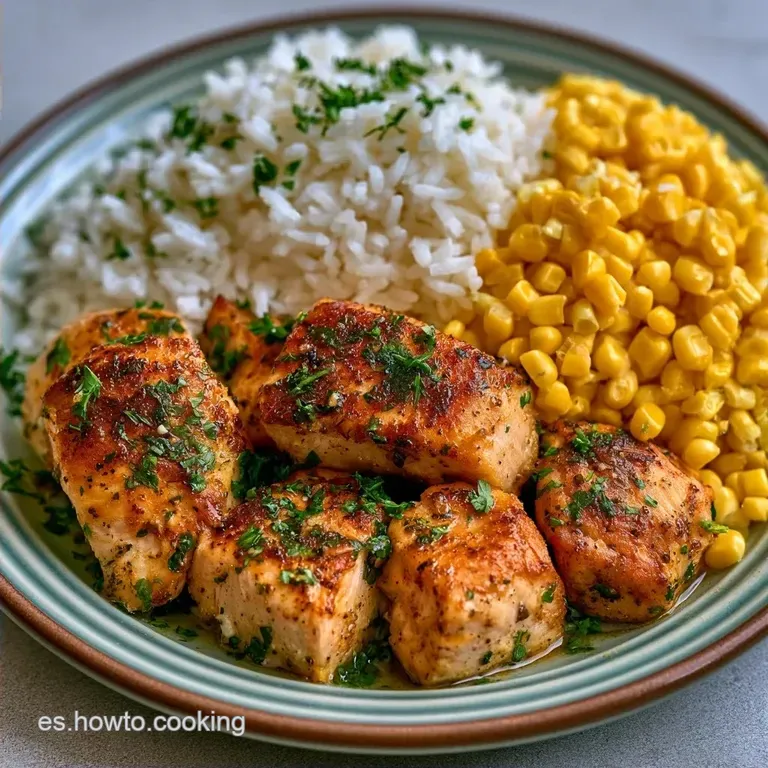 Ensalada de Arroz con Pollo Fresca y R&aacute;pida