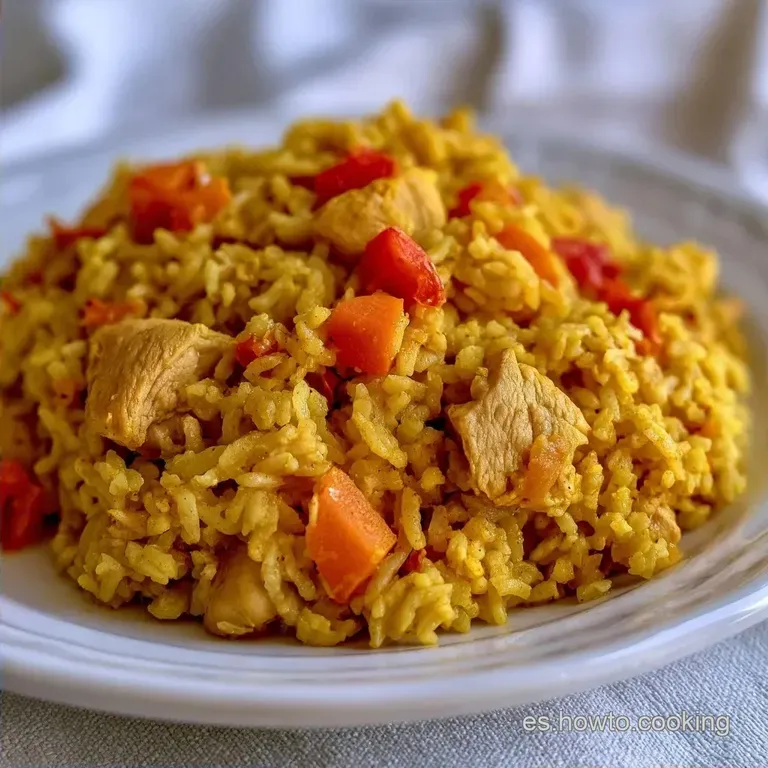 Ensalada De Arroz Con Pollo Al Curry Para 4 Personas