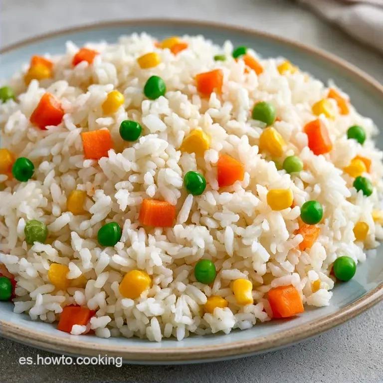 Ensalada De Arroz Tradicional Con Guisantes