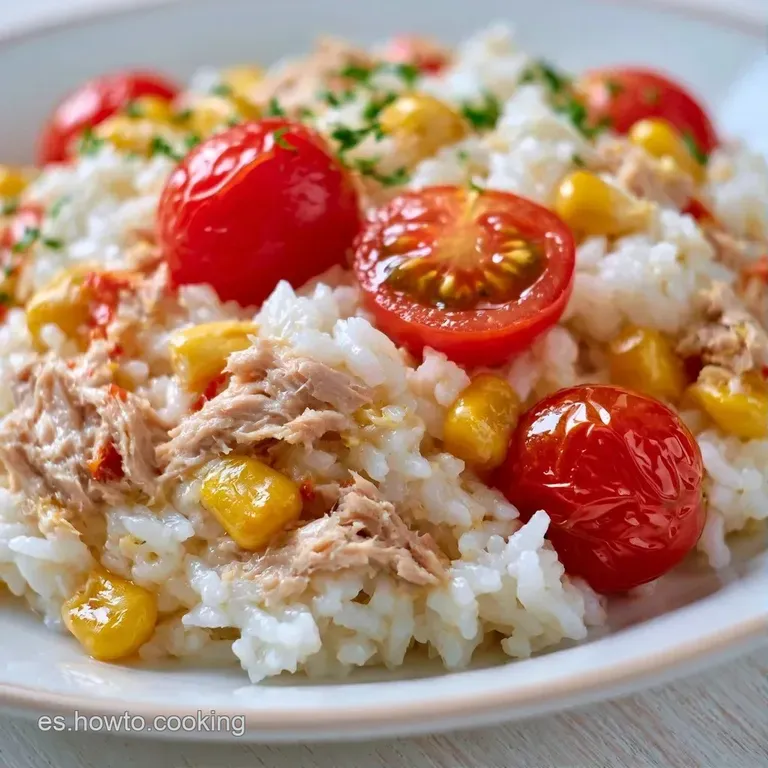 Ensalada colorida servida en un bol blanco, decorada con hojas de perejil fresco y un toque de aceite oliva brillante.