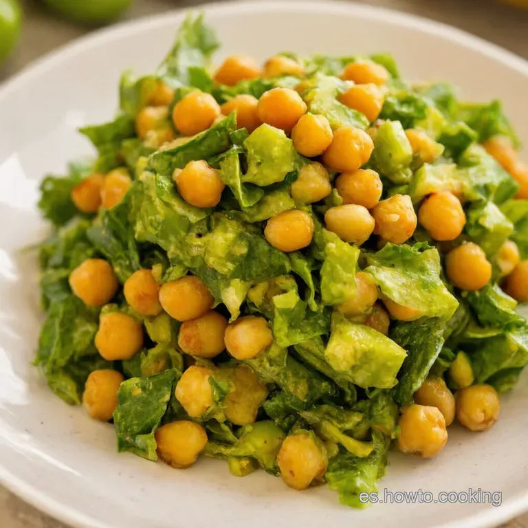 Ensalada De Garbanzos a La Andaluza presentation