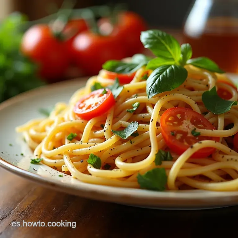 Ensalada De Pasta Mediterr&aacute;nea Con Un Toque Espa&ntilde;ol presentation