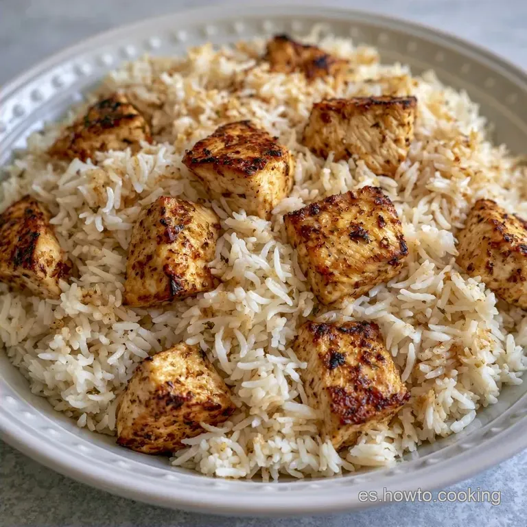 Ensalada Fr&iacute;a de Arroz con Pollo con Basmati