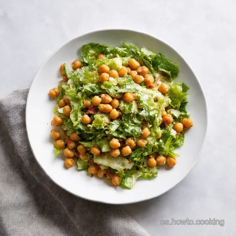 Ensalada Mediterr&aacute;nea de Garbanzos con Lim&oacute;n y Hierbas Frescas