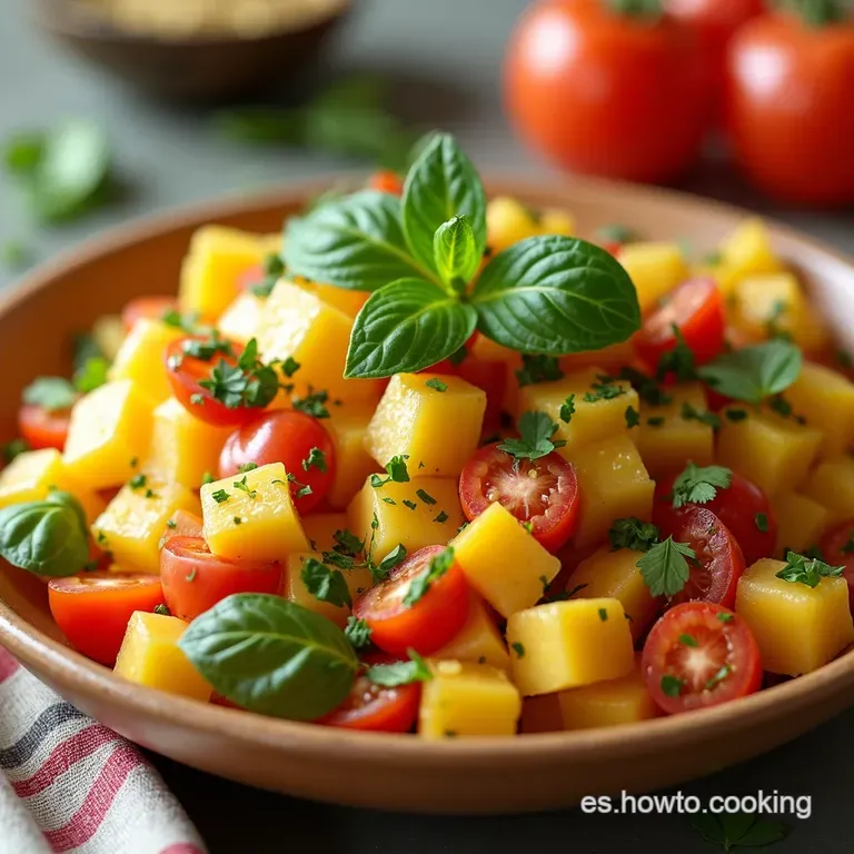 Ensalada Tropical de Lentejas Un Fest&iacute;n de Frescura