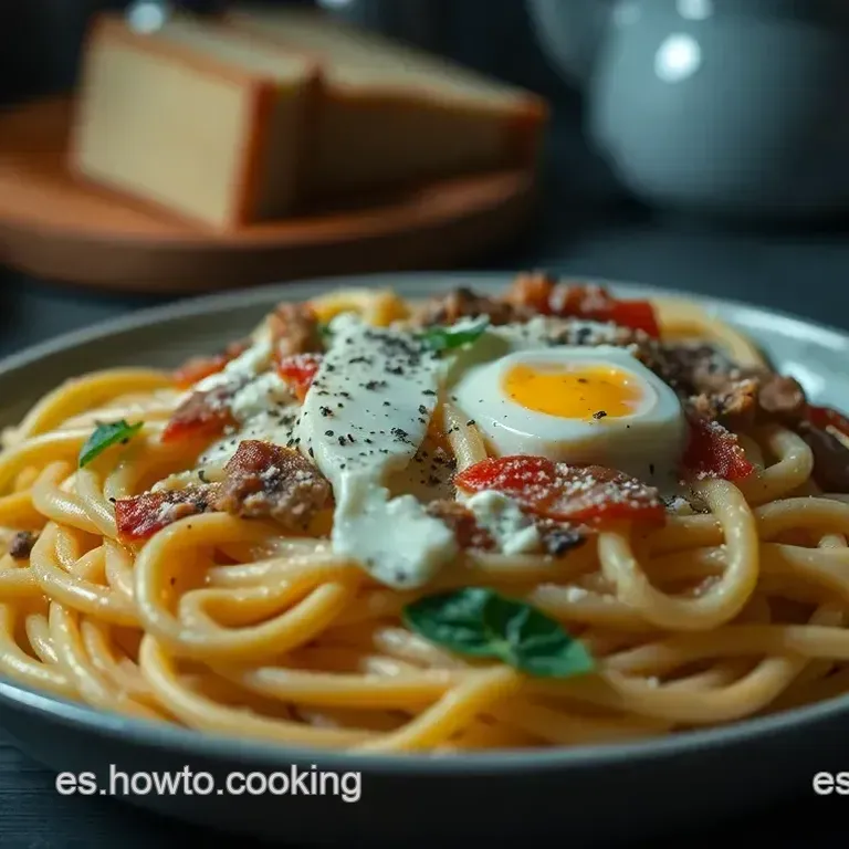 Espaguetis a la Carbonara: Aut&eacute;ntico Sabor Romano