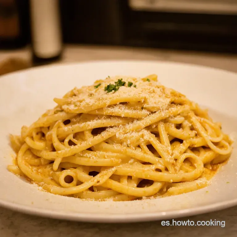 Espaguetis Carbonara F&aacute;cil Un Cl&aacute;sico Italiano Al Estilo En Un Dos Por Tres presentation