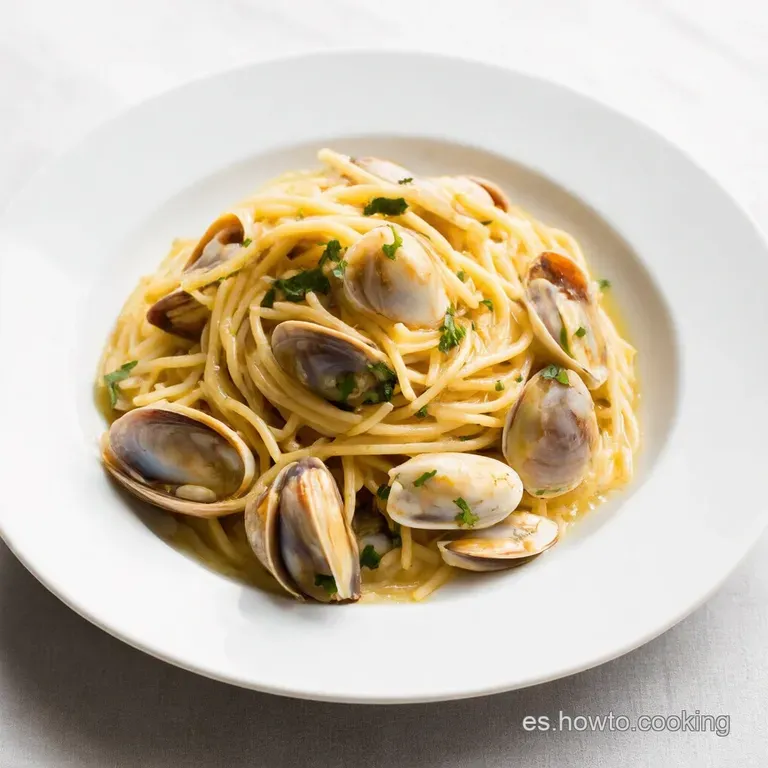 Espaguetis con Almejas a la Marinera