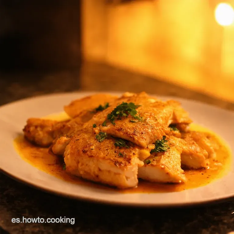 Filetes De Pollo a La Jardinera presentation