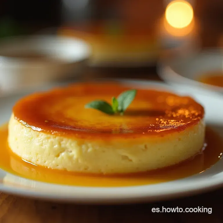 Flan Casero De Manzana Y Canela Un Abrazo C&aacute;lido Para El Paladar presentation