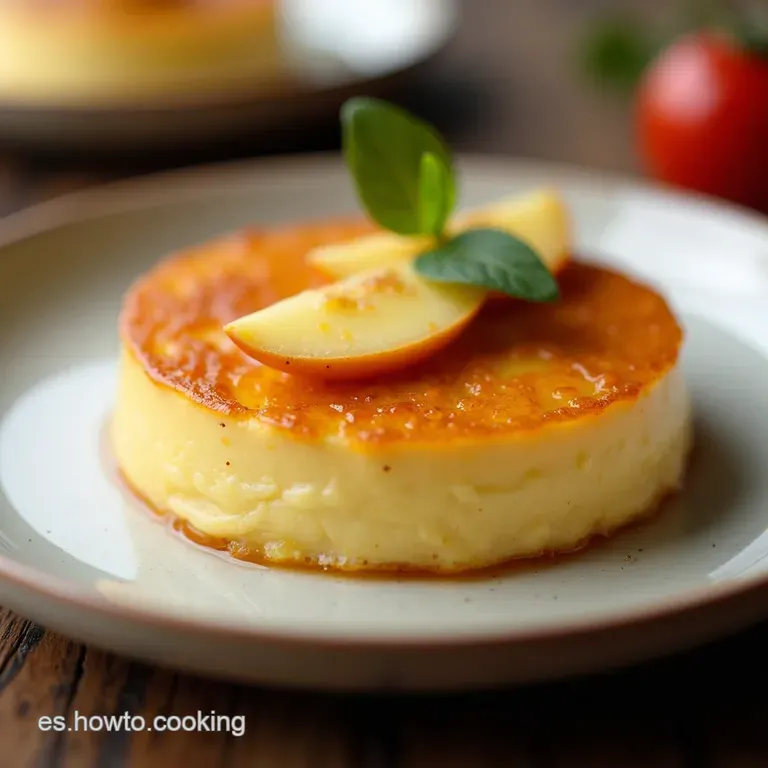 Flan Casero de Manzana y Canela Un Abrazo C&aacute;lido para el Paladar