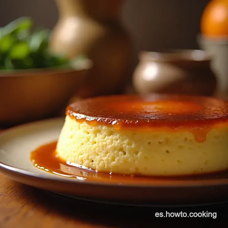 Flan De Cacahuate Y Cocoa Un Abrazo Dulce Para El Paladar presentation