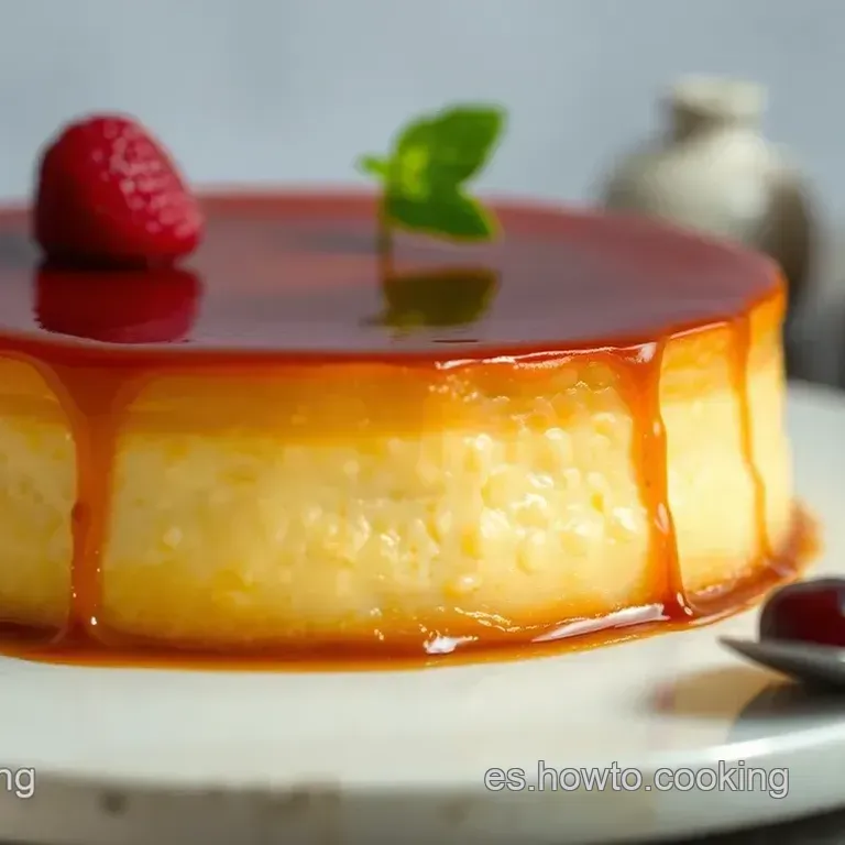 Flan de Caf&eacute; Cremoso: Un Abrazo para el Paladar