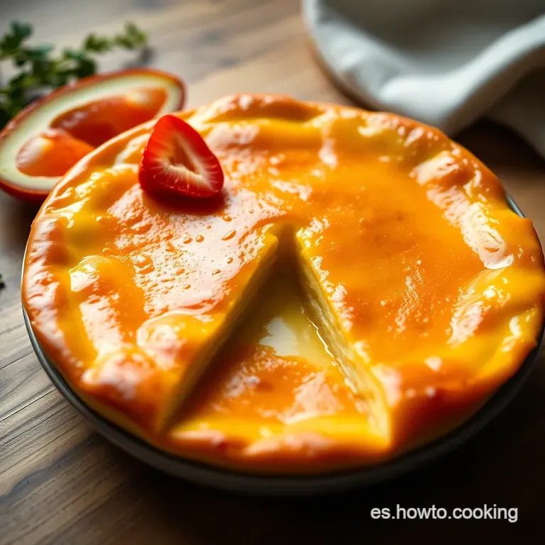 Flan De Huevo Casero presentation