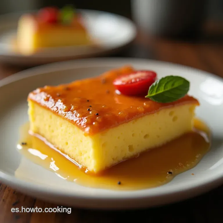 Flan de Huevo Cl&aacute;sico El Postre de la Abuela Cremoso y con Caramelo Perfecto