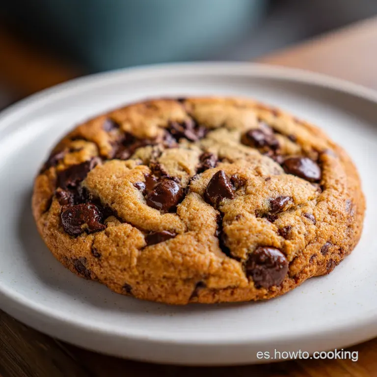 Receta de Galleta Casera de Chocolate: Centro Tierno