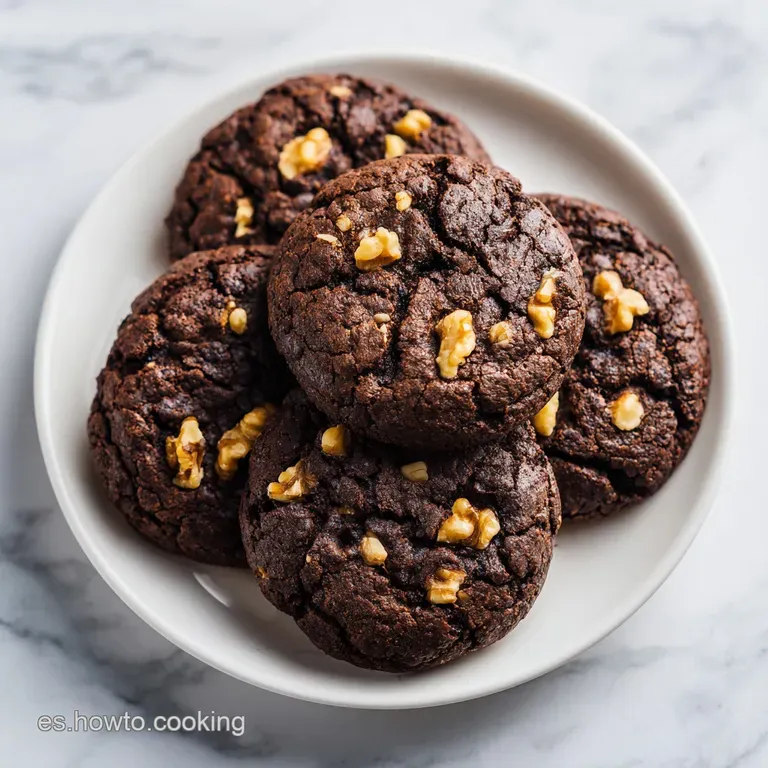 Galletas de Chocolate y Almendras: Textura Sedosa