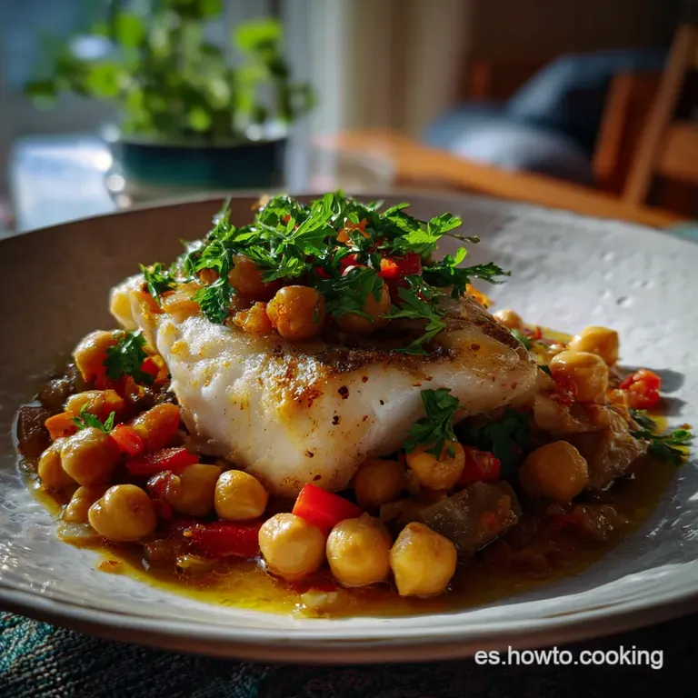 Garbanzos con Bacalao: Sabor Profundo y Textura Untuosa