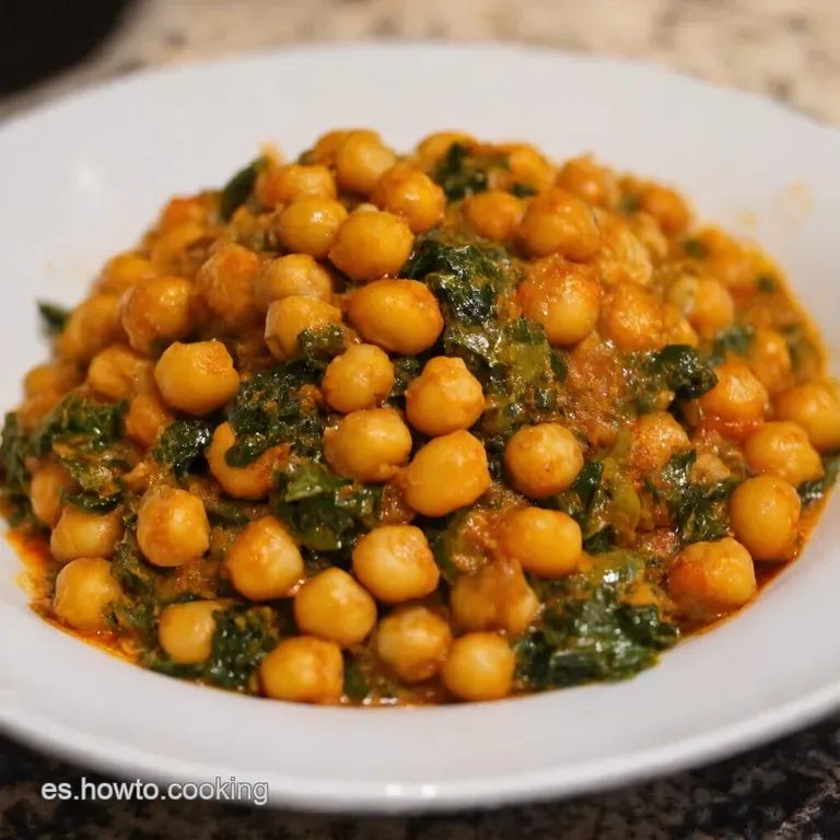 Garbanzos Con Espinacas a La Espa&ntilde;ola presentation