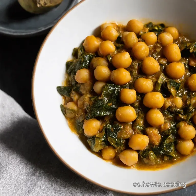 Garbanzos con Espinacas a la Espa&ntilde;ola