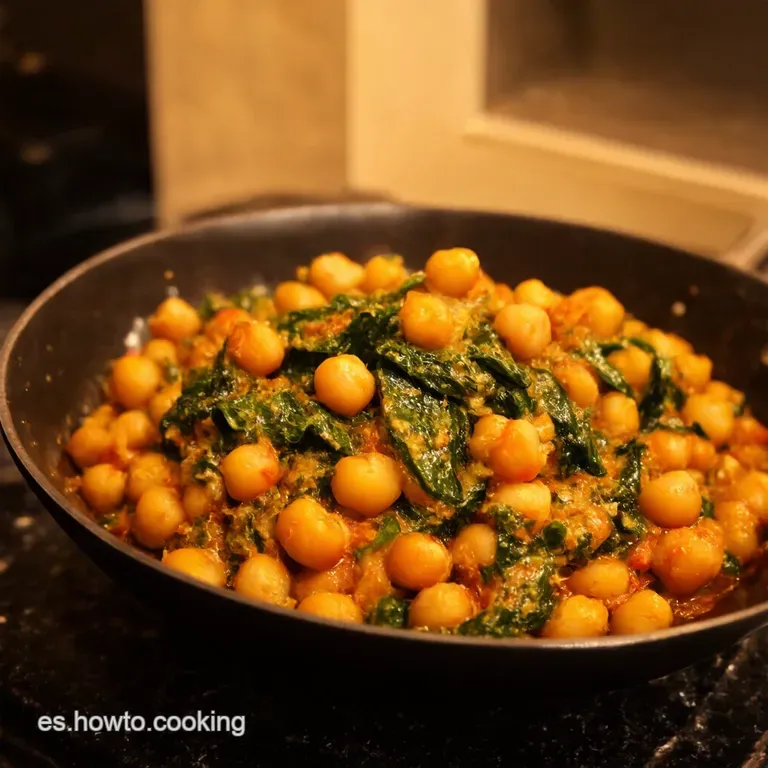 Garbanzos Con Espinacas a La Jerezana presentation