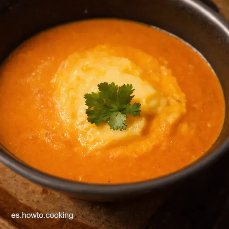 Gazpacho Manchego Aut&eacute;ntico presentation