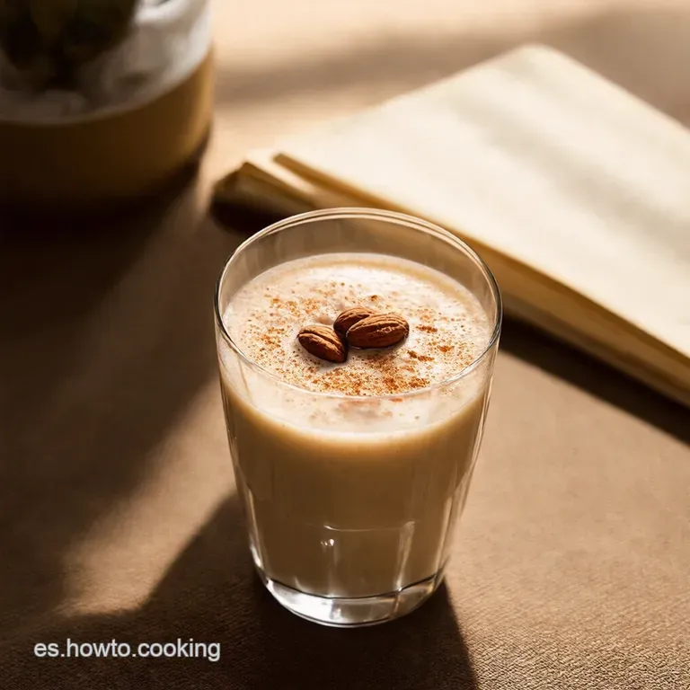 Horchata Cremosa de Nuez y Durazno