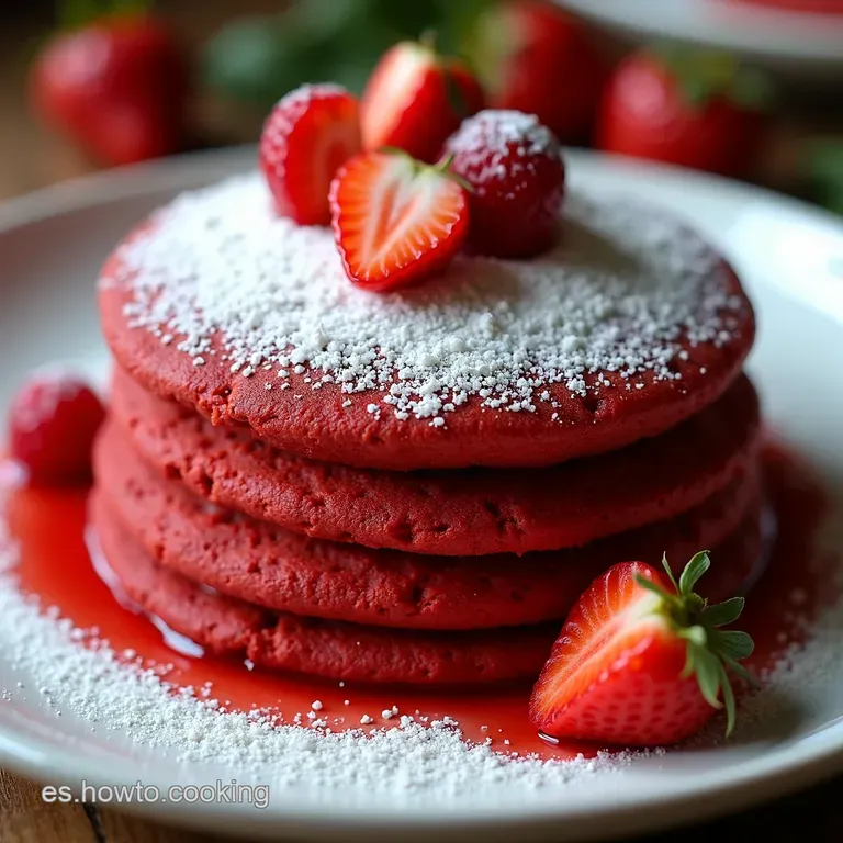 Hot Cakes Red Velvet El Desayuno Rojo Pasi&oacute;n