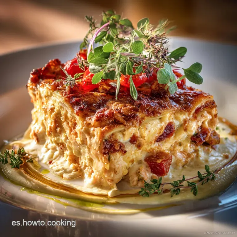 Lasagna de Camarones al Ajo y Queso La Receta Cremosa que Necesitas
