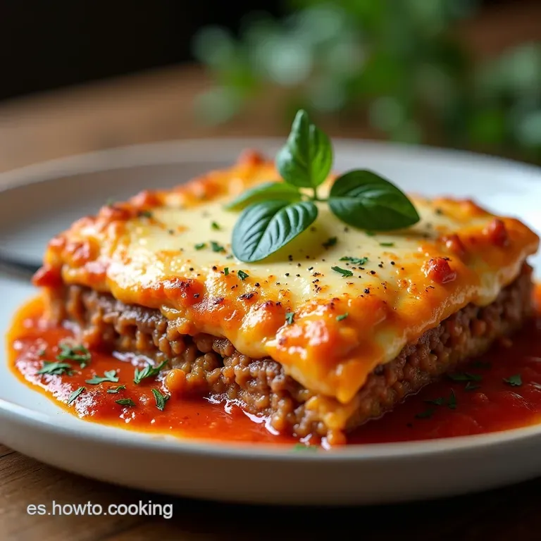 Lasa&ntilde;a de Carne La Nonna Nostra Un Cl&aacute;sico Irresistiblemente Reconfortante