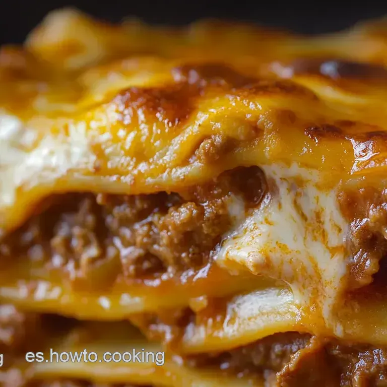 Lasa&ntilde;a de Carne Cl&aacute;sica: &iexcl;Un Abrazo en Cada Capa!