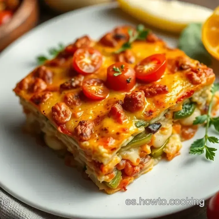 Lasa&ntilde;a de Verduras Huerta Mediterr&aacute;nea 