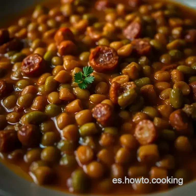 Lentejas Con Chorizo a La Espa&ntilde;ola presentation