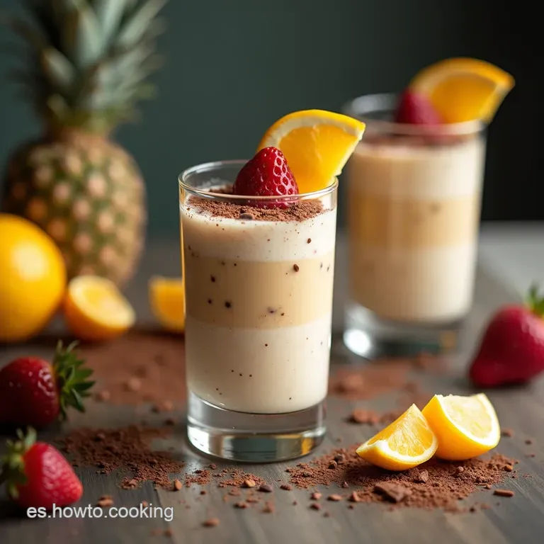 Elixir Tropical Licuado Cremoso de Coco y Chocolate Sabor a Verano Todo el A&ntilde;o