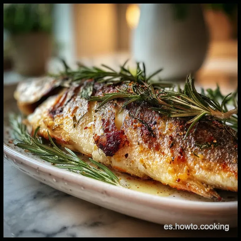 Lubina a la Sal: Textura Nacarada