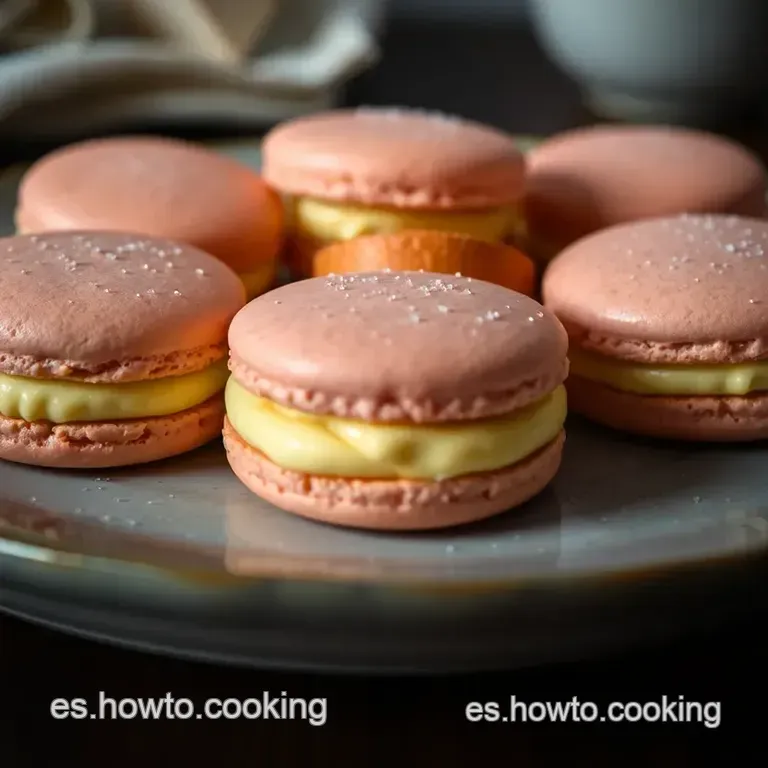 Macarons De Tarta De Queso Con Alma Obreg&oacute;n presentation