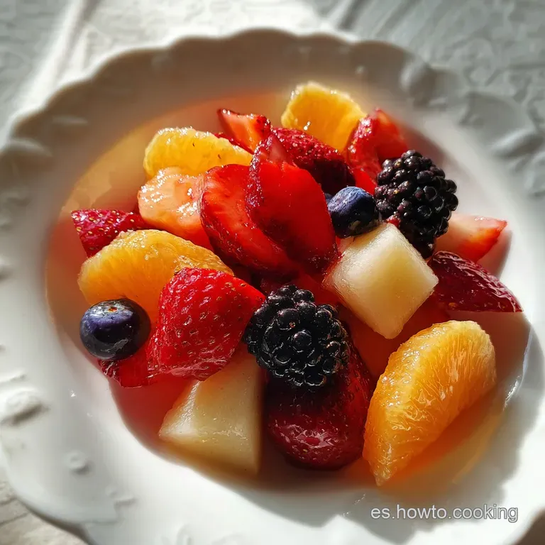 Macedonia de Frutas Casero