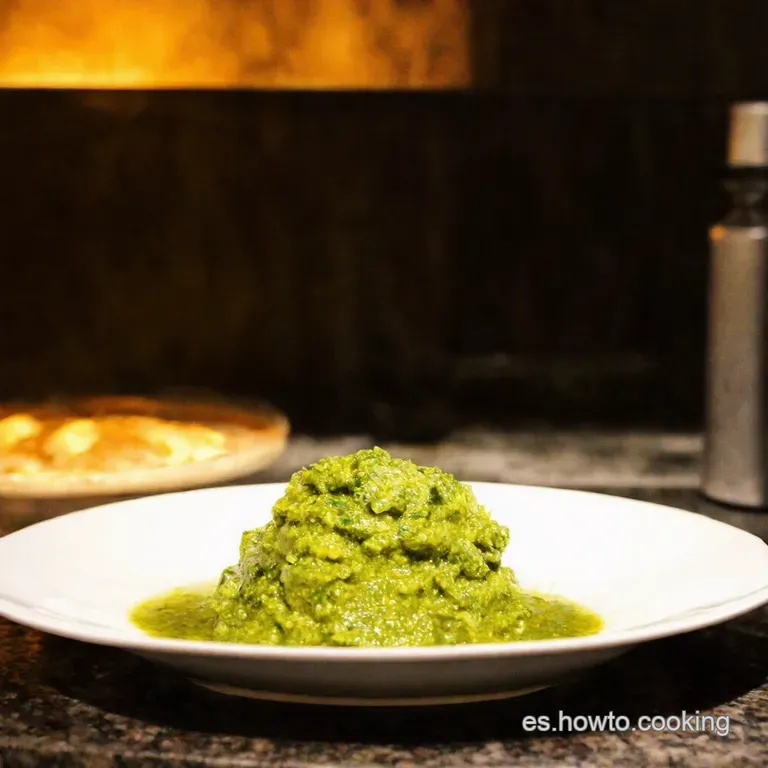 Merluza a La Vasca Con Salsa Verde presentation