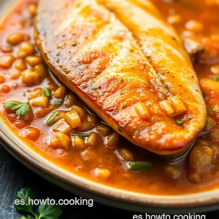 Merluza En Salsa Verde Express presentation