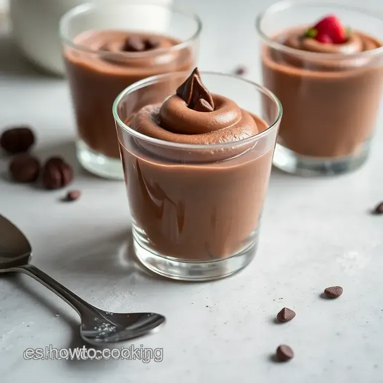 Mousse De Chocolate Expr&eacute;s presentation