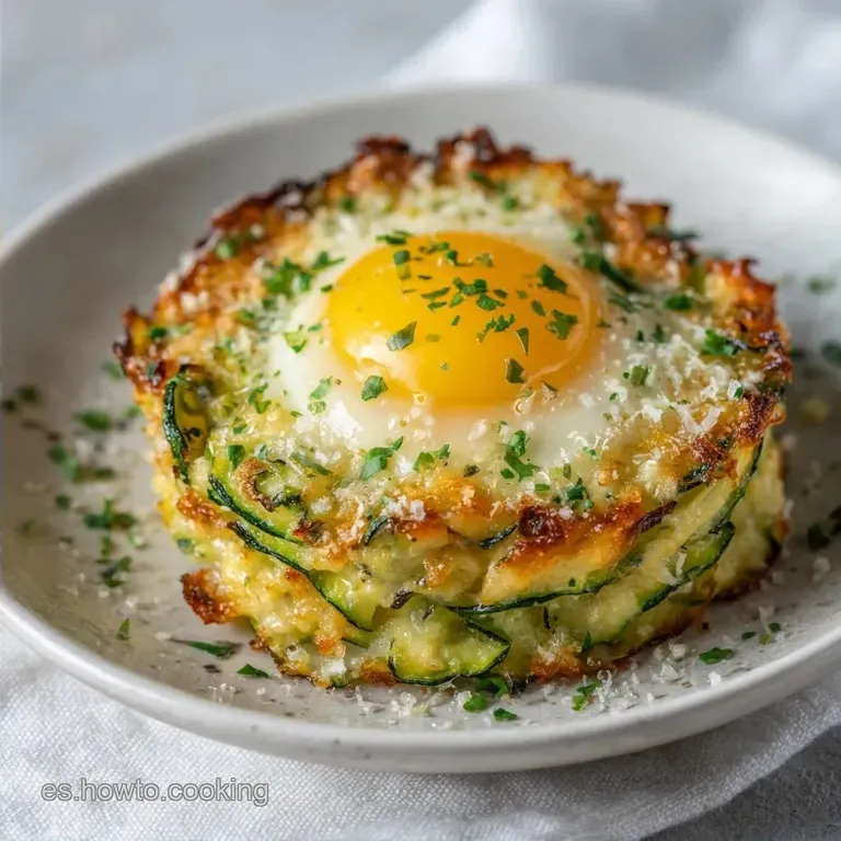 Nidos de Calabac&iacute;n con Huevo: Nutritivos