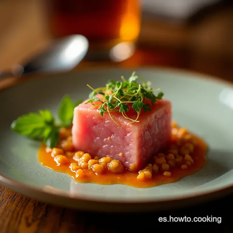 Nobu Inspired Tuna Tartare Fresh Flavors Effortless Elegance presentation