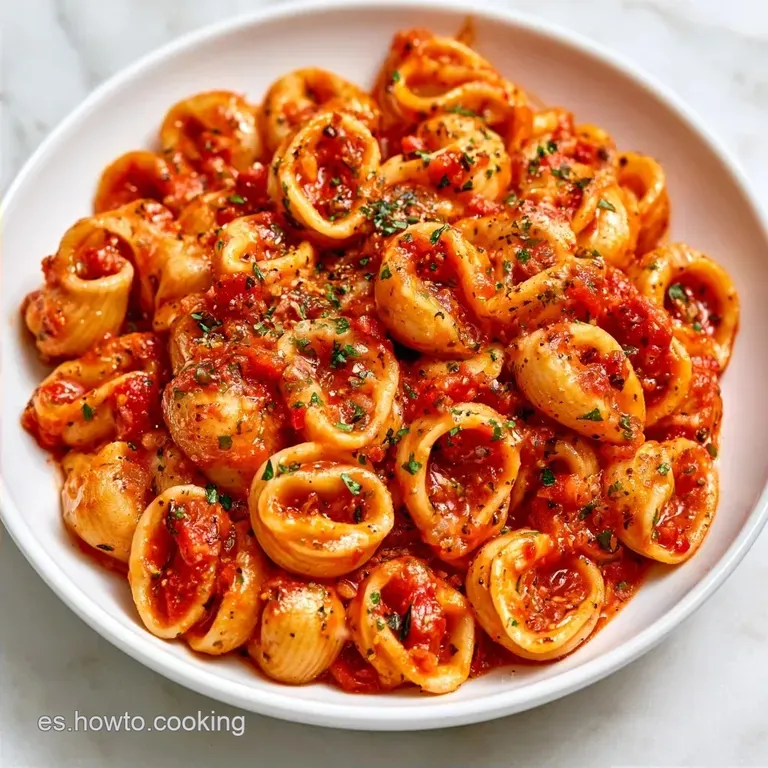 Orecchiette Con Tomate con Aceite de Oliva